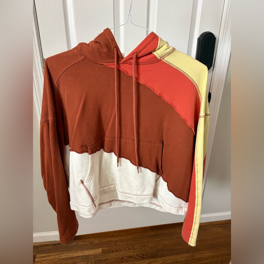 FP Movement by Free People Multicolor Hoodie - Brown, Red, Cream, Yellow
